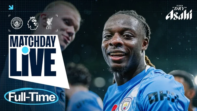 MATCHDAY LIVE! Man City 3-0 Liverpool Premier League