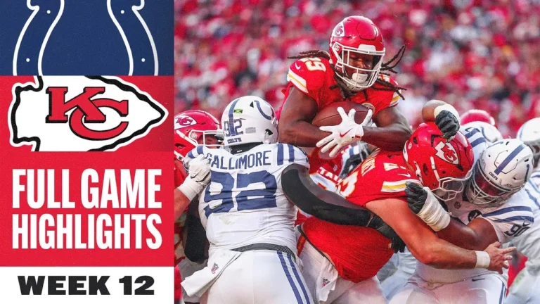Kansas City Chiefs vs. Indianapolis Colts Game Highlights NFL 2025 Season – Week 12