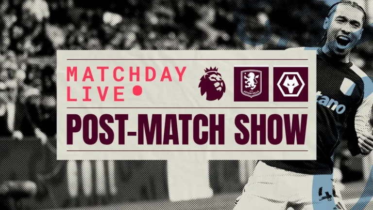 Villa 1-0 Wolves Post-match Live