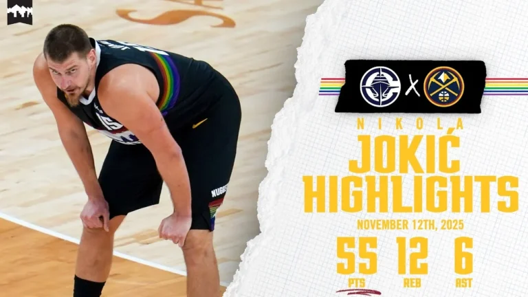 Nikola Jokić WENT CRAZY 55-Point Game Highlights