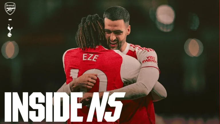 Eze masterclass, unseen footage & more! Arsenal vs Tottenham Hotspur (4-1) l INSIDE N5