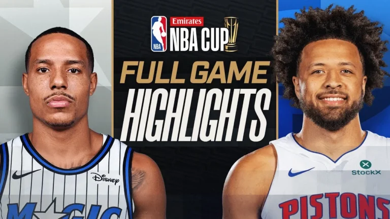 MAGIC at PISTONS EMIRATES NBA CUP FULL GAME HIGHLIGHTS November 28, 2025