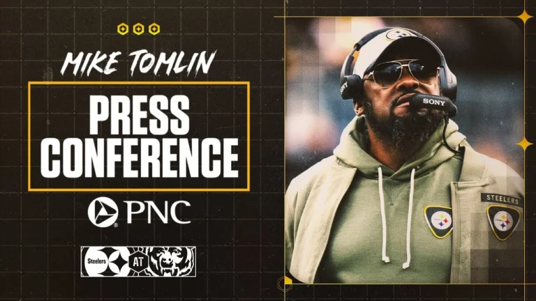 Coach Tomlin Press Conference (Week 12 at Chicago Bears) Pittsburgh Steelers