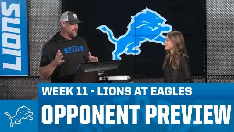 Detroit Lions head coach Dan Campbell previews Lions at Eagles 2025 Week 11 Opponent Preview