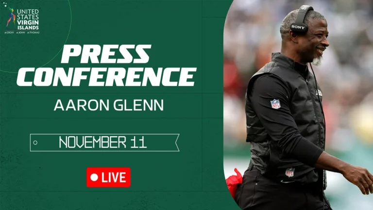 Aaron Glenn Press Conference (11 11) New York Jets