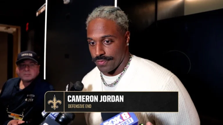 Cam Jordan interview Saints-Falcons Postgame 2025 NFL Week 12