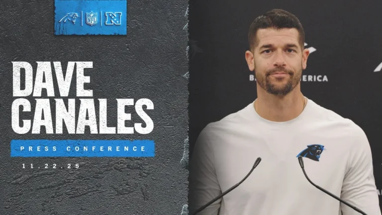 Dave Canales give game status updates before matchup with 49ers Carolina Panthers