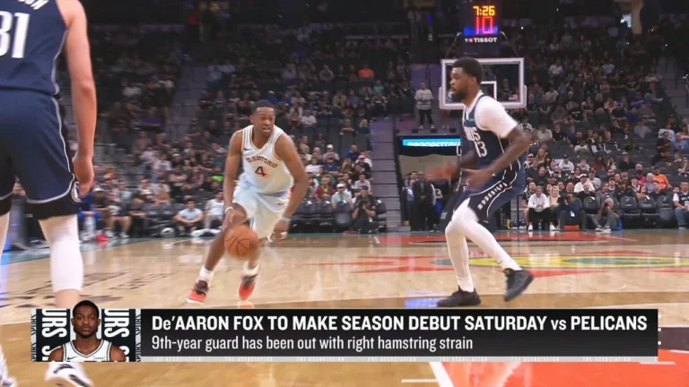 De’Aaron Fox Makes His Season Debut Tomorrow vs Pelicans The Association