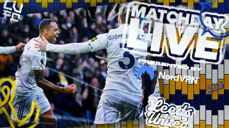 Matchday Live Manchester City v Leeds United