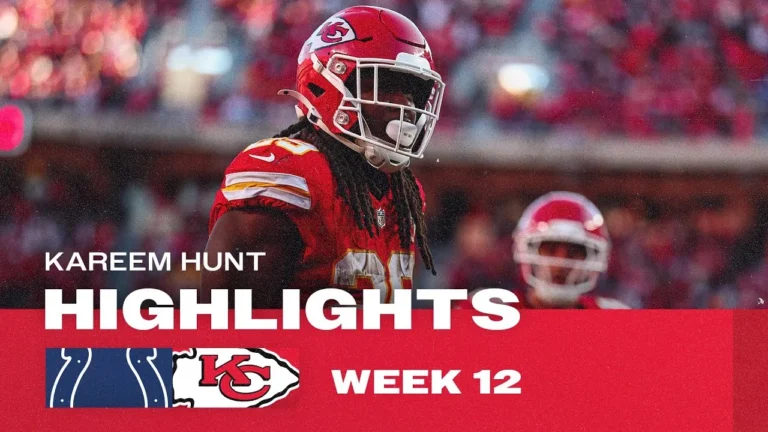 Kareem Hunt TOP PLAYS in THRILLING Comeback Win Kansas City Chiefs vs. Indianapolis Colts