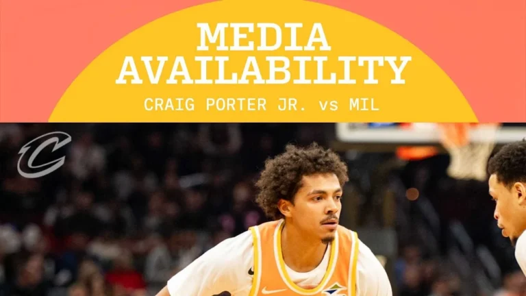 Cavs vs Bucks Craig Porter Jr. Media Availability 11.17.2025