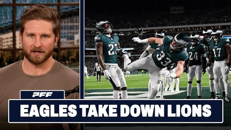 Detroit Lions vs. Philadelphia Eagles Review PFF Grade Release Show