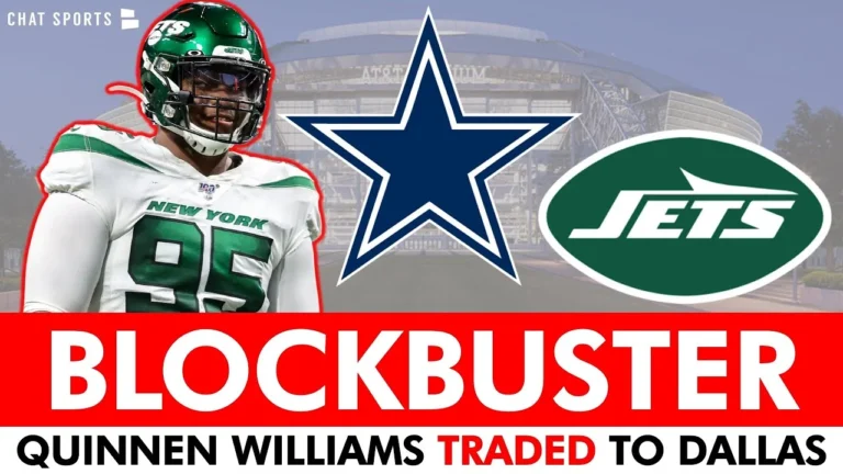 BLOCKBUSTER TRADE: Dallas Cowboys Trade For Quinnen Williams Cowboys News & Trade Details
