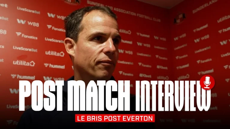 It’s a good point Régis Le Bris Post Everton Post Match Interview