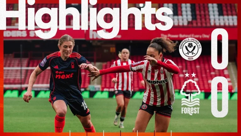 Sheffield United 0-0 Forest Women Barclays WSL2 Highlights