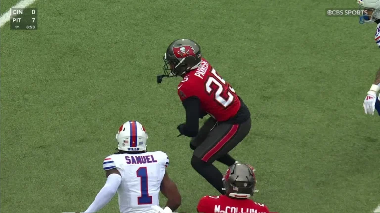 Josh Allen’s pass backfires and turns into a Bucs’ INT