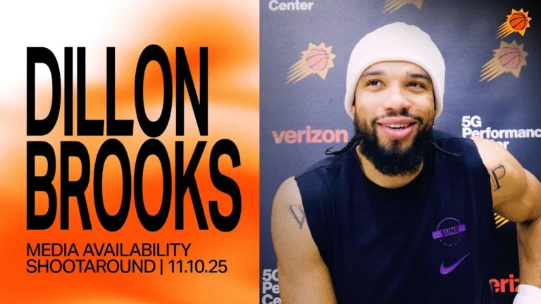 Dillon Brooks Shootaround Media Availability Phoenix Suns