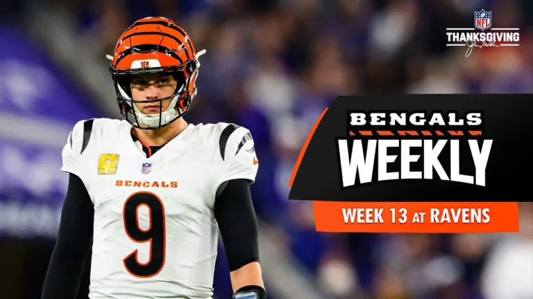 2025 Week 12 Cincinnati at Baltimore Ravens Bengals Weekly