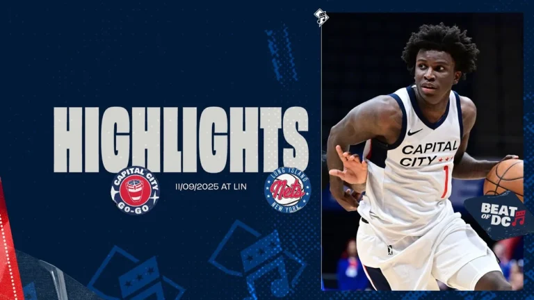 Highlights: Capital City Go-Go at Long Island Nets 11.09.25