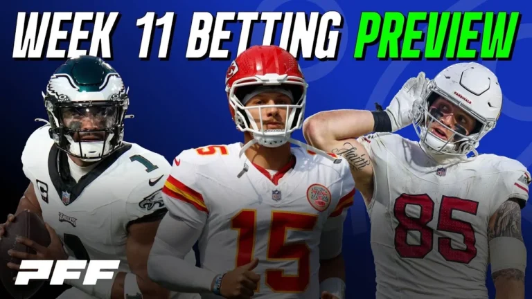 2025 NFL Week 11 Betting Preview PFF NFL Show