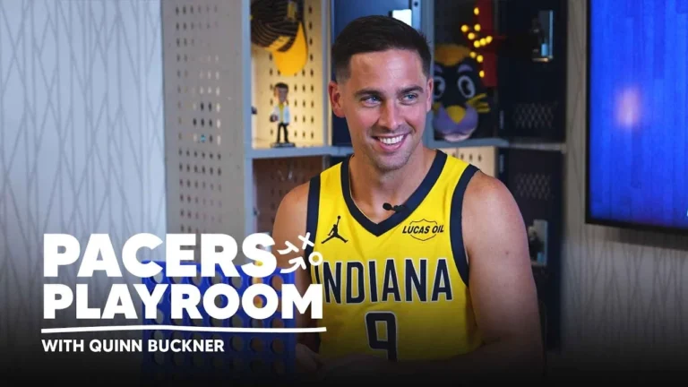 T.J. McConnell Opens Up on Veteran Leadership & Team Culture with Quinn Buckner in Pacers Playroom
