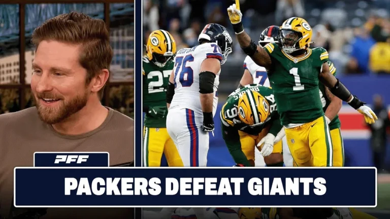 Green Bay Packers vs. New York Giants Review PFF Grade Release Show