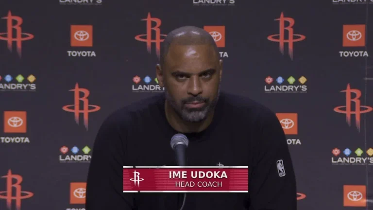 Ime Udoka with a Press Conference vs Warriors