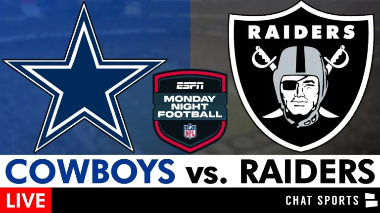 Cowboys vs. Raiders Live Streaming Scoreboard, Play-By-Play & Highlights NFL Week 11 MNF On ESPN