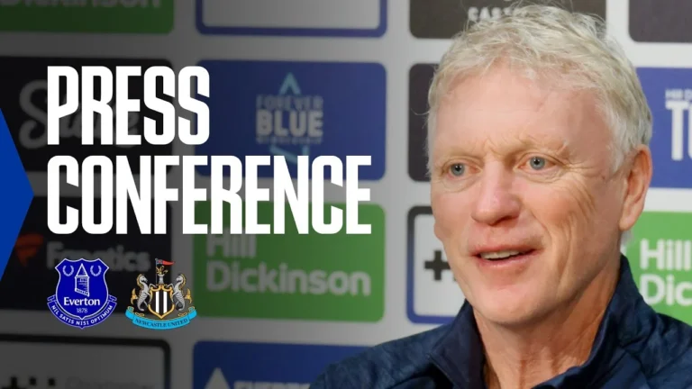 EVERTON v NEWCASTLE UNITED David Moyes’ Premier League press conference