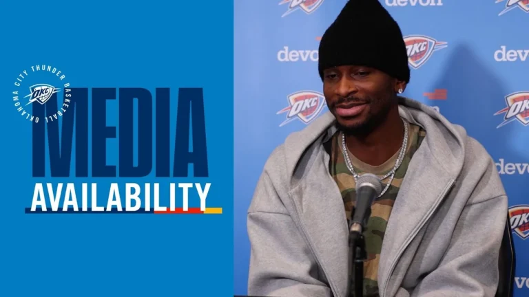 Shai Gilgeous-Alexander on the Thunder’s NBA Cup Group Play Win Post Game Media November 7, 2025