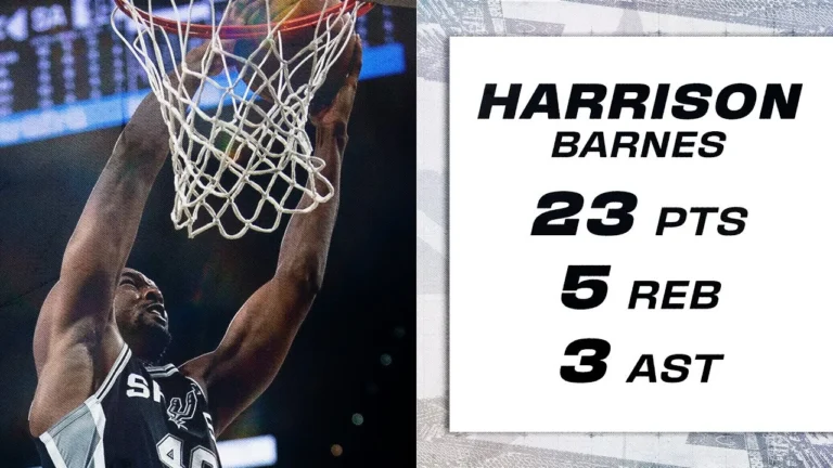 Harrison Barnes Put On A SHOW in 4th Quarter!!!