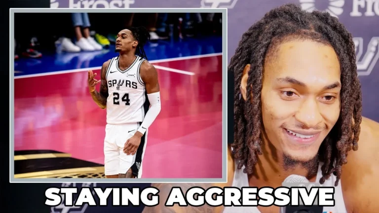 Devin Vassell on Closing the Game with Aggressiveness in Denver