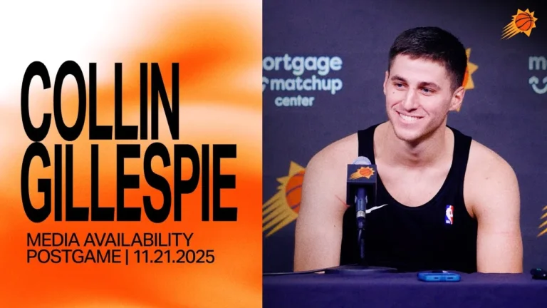 Collin Gillespie Postgame Media Availability 11-21-25 Phoenix Suns