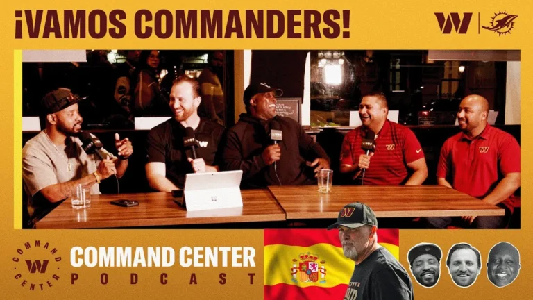 LIVE Vamos Commanders! Command Center Podcast Washington Commanders NFL