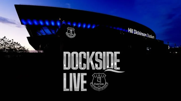 EVERTON v NEWCASTLE UNITED Dockside Live! Pre-match show from Hill Dickinson Stadium