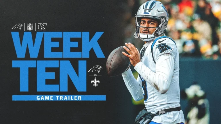 Panthers vs Saints: Week 10 Game Trailer