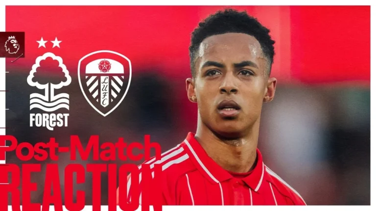 Omari Hutchinson’s Reaction Nottingham Forest 3-1 Leeds United Premier League