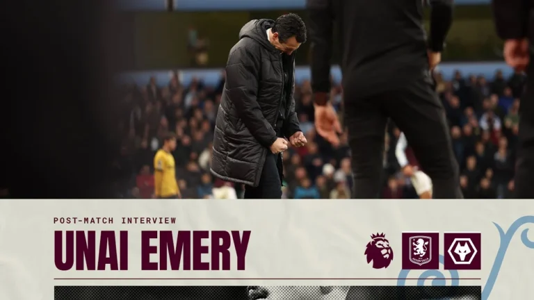 We needed the passion Unai Emery on Wolves Victory POST MATCH