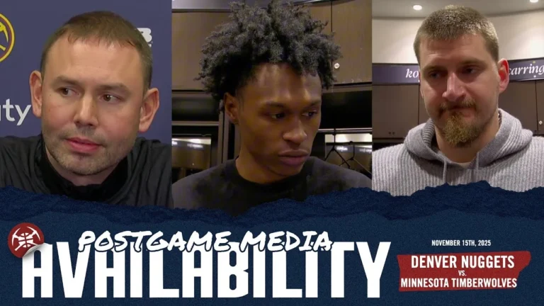 ALL Denver Nuggets Postgame Media vs. MIN