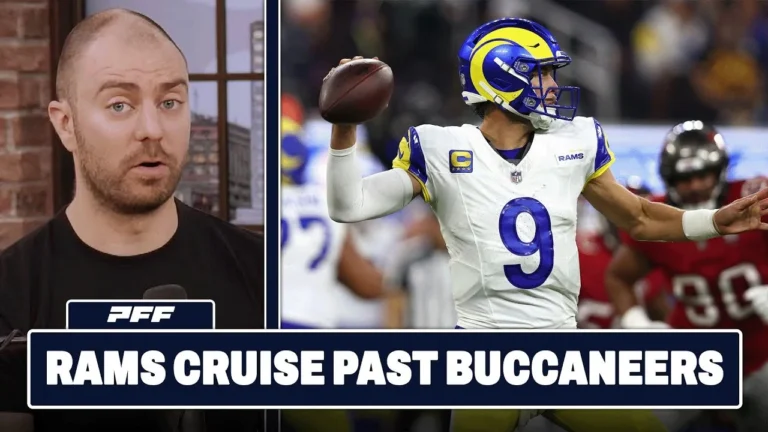 Tampa Bay Buccaneers vs. Los Angeles Rams Review PFF Grade Release Show