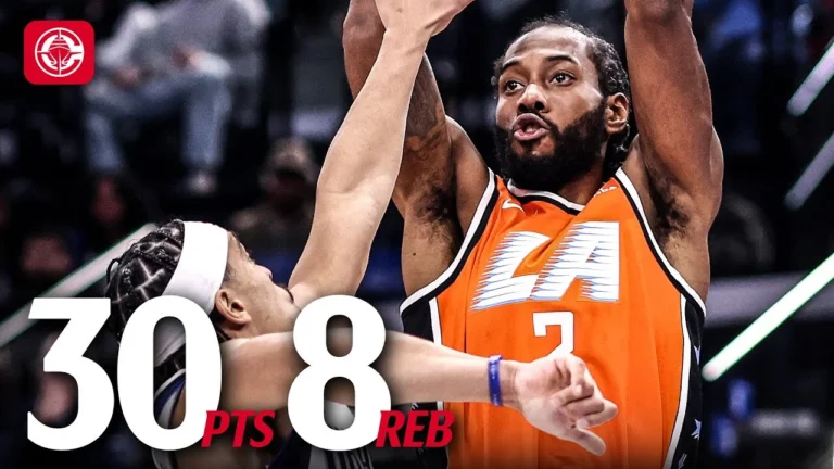 Kawhi Leonard with 30 PTS vs Mavericks