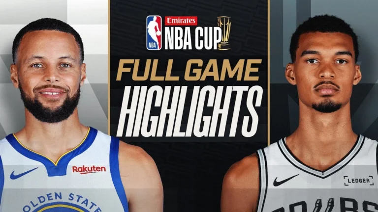 WARRIORS at SPURS EMIRATES NBA CUP :trophy: FULL GAME HIGHLIGHTS November 14, 2025