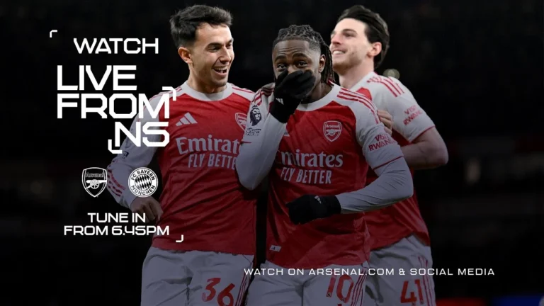TOP OF THE TABLE CLASH! Arsenal v Bayern Munich LIVE FROM N5 PRE-MATCH SHOW Champions League
