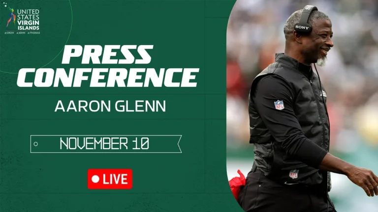 Aaron Glenn Press Conference (11 10) New York Jets