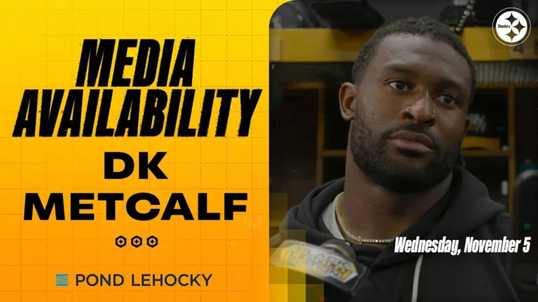 DK Metcalf Media Availability (Nov. 5) Pittsburgh Steelers