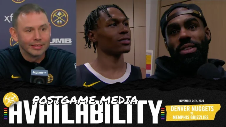 ALL Denver Nuggets Postgame Media vs. MEM