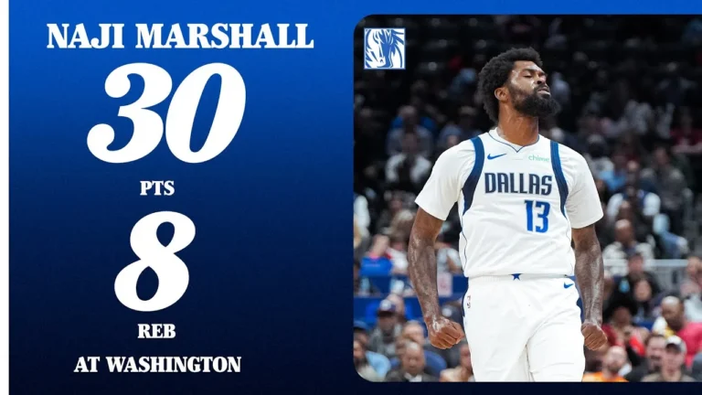 Naji Marshall (30 PTS 8 REB) at Washington Wizards November 8, 2025