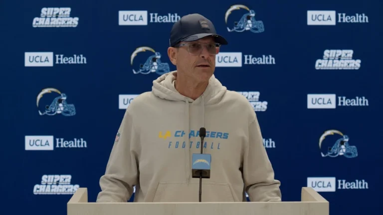 Jim Harbaugh On Injury Updates Vs Raiders LA Chargers