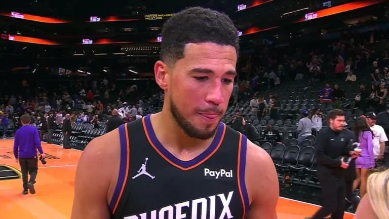 Devin Booker Postgame Interview with Amanda Pflugrad Phoenix Suns 10-31-25