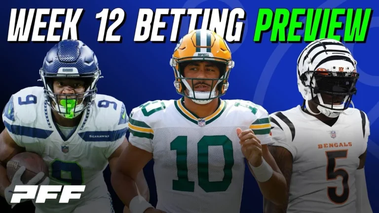 2025 NFL Week 12 Betting Preview PFF NFL Show